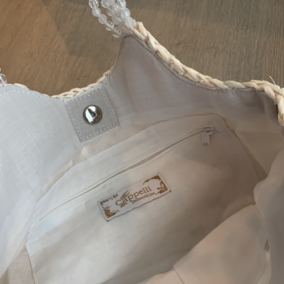 Cappelli Straworld Boho Straw Weaved Beaded Bag - Picture 6 of 7